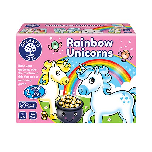 Orchard Toys Rainbow Unicorns Memory Matching Game for Learning Colours. First Board Game for 3+ Year Olds, Toddlers, Kids, Family Game. Perfect for Gifts, Party and Educational Toy Orchard Toys Rainbow Unicorns Memory Matching Game for Learning Colours. First Board Game for 3+ Year Olds, Toddlers, Kids, Family Game. Perfect for Gifts, Party and Educational Toy von Orchard Toys