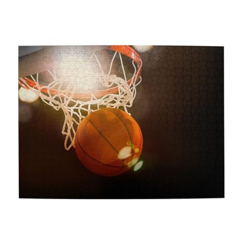 Basketball Druck Puzzle Personalisiertes Puzzle Holzpuzzle Lustiges Puzzle 500 Teile Für Erwachsene Geburtstagsgeschenk von OrcoW