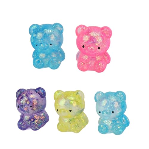 Bärer Stresskugel, 5pcs Bären Teig Stress Relief Ball Squeeze Bälle für Erwachsene, Weiche Flexible TPR Langsam Aufsteigende Dehnung, Bärenspielzeug für Wohnkultur Bärer Stresskugel, 5pcs Bären Teig Stress Relief Ball Squeeze Bälle für Erwachsene, Weiche Flexible TPR Langsam Aufsteigende Dehnung, Bärenspielzeug für Wohnkultur von Oreilet
