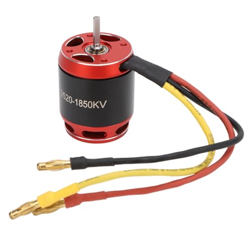 Oreilet 1/10 RC -bürstenloser Motor mit Zahnrädern, 1850 KV, 2250 KV, 3542 Outrunner -Motor, Hochtorsionsrotor 14 Pol 12 Slot, RC Zubehör für 1/10 Crawler Cars, Axial Scx10 (1850 kV) von Oreilet