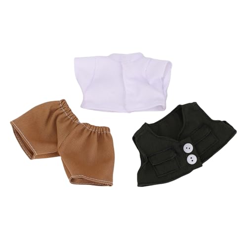 Oreilet 17 cm Puppenkleidung, Gentleman -Stil Süße Puppen -Outfit -Accessoires mit Pocket Weste Shirt Pantpuppe, 3 -teiliges Set Stylish Outfit für Play Collection Oreilet 17 cm Puppenkleidung, Gentleman -Stil Süße Puppen -Outfit -Accessoires mit Pocket Weste Shirt Pantpuppe, 3 -teiliges Set Stylish Outfit für Play Collection von Oreilet