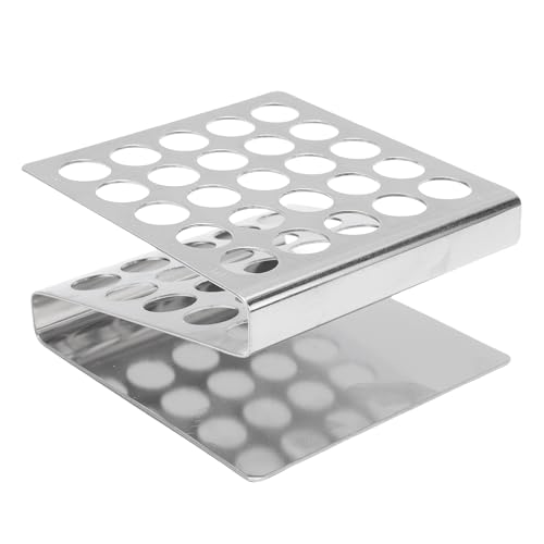 Oreilet 25 Löcher -Testrohrregal, Edelstahl -Testrohrhalter -Organizer, Z -Form -TestTube Labor -Labor -Rack -Ständer für 17 -mm -Zentrifugenröhrchen Oreilet 25 Löcher -Testrohrregal, Edelstahl -Testrohrhalter -Organizer, Z -Form -TestTube Labor -Labor -Rack -Ständer für 17 -mm -Zentrifugenröhrchen von Oreilet
