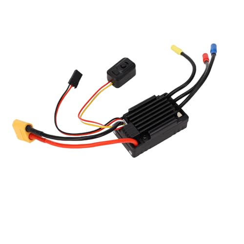 Oreilet 35A 2s 3s Gebürstete Elektronische Geschwindigkeitsregler, Wasserdeter Elektrischer Speed ​​-Controller für RC -Crawler, Autos, Boote, 1/18 auf der Straße, Offroad und Buggy -LKWs von Oreilet