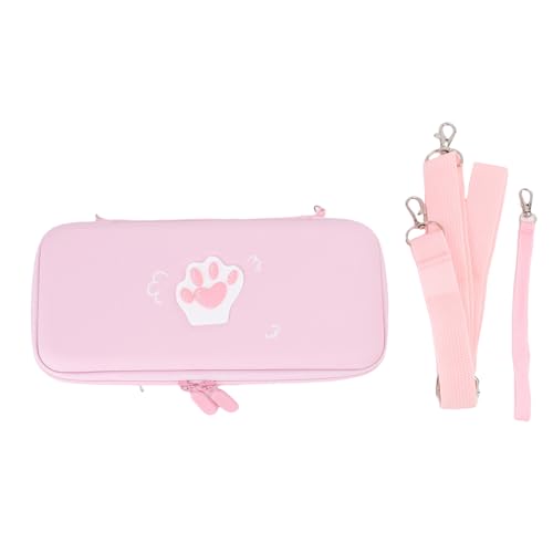 Oreilet Tragetasche, Schützende Hartschale mit Handschlaufe und Schultergurt, wasserdichte Schützende Hartschalen-Reisetasche für die Heimreise (PINK) von Oreilet