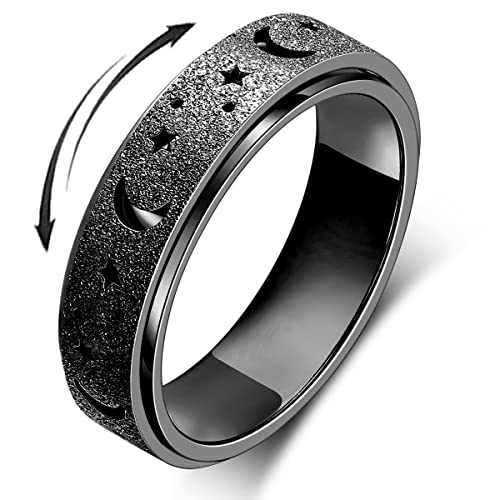 Spinner Ring zur Angstlinderung - Edelstahl Fidget Ring für Frauen & Männer Spinner Ring zur Angstlinderung - Edelstahl Fidget Ring für Frauen & Männer von OreilleStar