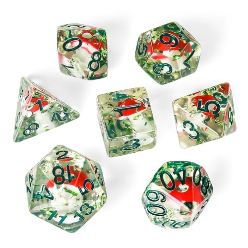 OriCraft Mushrooms Dice DND Dice Set with Mushrooms Inside Dungeons and Dragons Polyhedral Role Playing Gaming Dices D20 Dice 7 Set Halloween Dices OriCraft Mushrooms Dice DND Dice Set with Mushrooms Inside Dungeons and Dragons Polyhedral Role Playing Gaming Dices D20 Dice 7 Set Halloween Dices von OriCraft