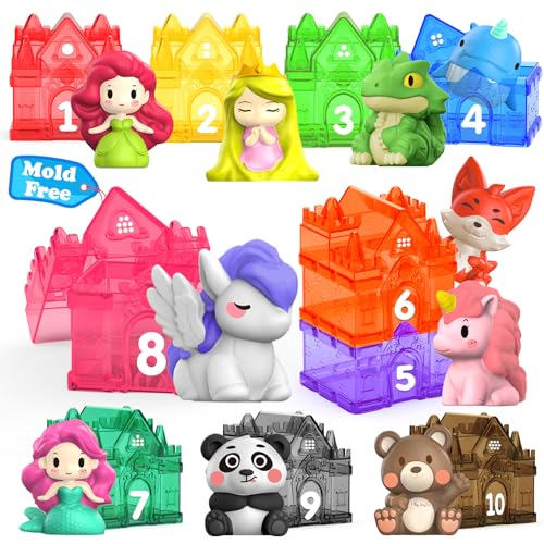 Oriate Montessori Spielzeug ab 1 2 3 Jahr, Motorikspielzeug Lernspielzeug Lehrerbedarf Fingerpuppen Farben Sortier Stapelspielzeug, Kristalls Schloss Einhorn Drachen Kinder Geschenk Oriate Montessori Spielzeug ab 1 2 3 Jahr, Motorikspielzeug Lernspielzeug Lehrerbedarf Fingerpuppen Farben Sortier Stapelspielzeug, Kristalls Schloss Einhorn Drachen Kinder Geschenk von Oriate