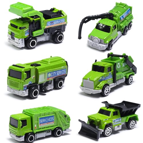 Oriate Spielzeug Müllwagen Auto LKW Educational Mini diecasting Cars Model Set 1:64, Metal Müllauto Müll LKW, Müllabfuhr Lastwagen Tortendeko Sandspielzeug Kindertagsgeschenk Oriate Spielzeug Müllwagen Auto LKW Educational Mini diecasting Cars Model Set 1:64, Metal Müllauto Müll LKW, Müllabfuhr Lastwagen Tortendeko Sandspielzeug Kindertagsgeschenk von Oriate