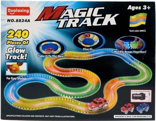 Im Dunkeln leuchten - magische Rennstrecke - 240er erweiterbar - flexibel Magic Track - Auto Im Dunkeln leuchten - magische Rennstrecke - 240er erweiterbar - flexibel Magic Track - Auto von Oriental Plaza