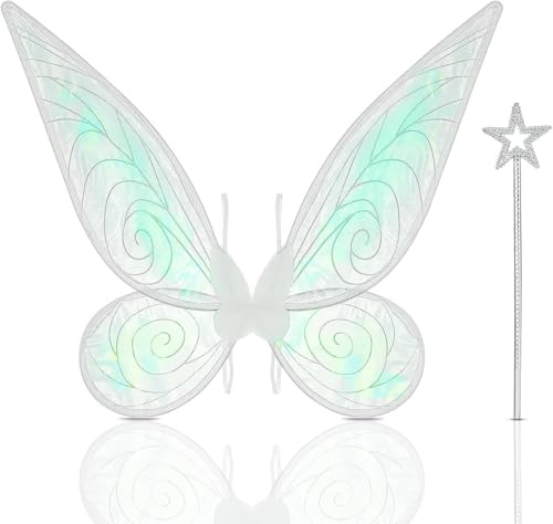 Orifinter Feenflügel Erwachsene, Schmetterlingsflügel Feen Kostüm Damen, Faschingskostüme Damen, Elfenflügel mit Feenstab für Karneval Halloween Kostüm Geburtstag Cosplay Comic Con Themed Party Orifinter Feenflügel Erwachsene, Schmetterlingsflügel Feen Kostüm Damen, Faschingskostüme Damen, Elfenflügel mit Feenstab für Karneval Halloween Kostüm Geburtstag Cosplay Comic Con Themed Party von Orifinter