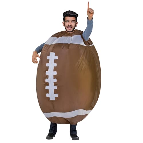 AirSuit® Aufblasbares Kostüm American Football | Ausgefallenes Auflbaskostüm | Premium Qualität | Größe Erwachsene | Polyester | Angenehm tragbar | Resistent | Mit Aufblassystem | OriginalCup® von Original Cup