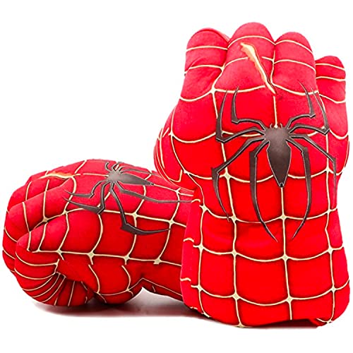EIN Paar Riesen Boxhandschuhe Spider | Superhelden | Kinderspielzeug | Schaumstofffäuste mit Befestigungen | Ungewöhnliches Geschenk | Cosplay | Halloween | Verkleidung | Kostüm | OriginalCup® von Original Cup