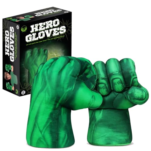 Hulk Riesen-Boxhandschuhe | Superheld | Kinderspielzeug | Schaumstoff-Faust mit Riemen | Ungewöhnliches Geschenk | Cosplay | Spiele | Halloween | Verkleidung | Kostüm | 100% Spaß | OriginalCup® von Original Cup