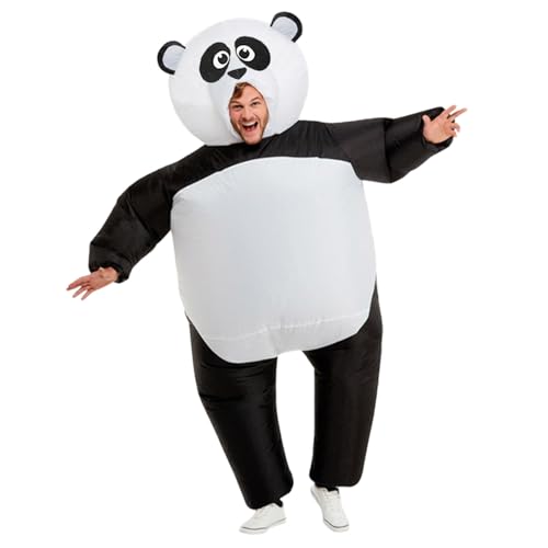AirSuit® Aufblasbare Panda Verkleidung | Ungewöhnliches Kostüm in Erwachsenengröße | Premium Qualität | Aus sehr strapazierfähigem Polyester | Inklusive Aufblassystem | OriginalCup® von Original Cup
