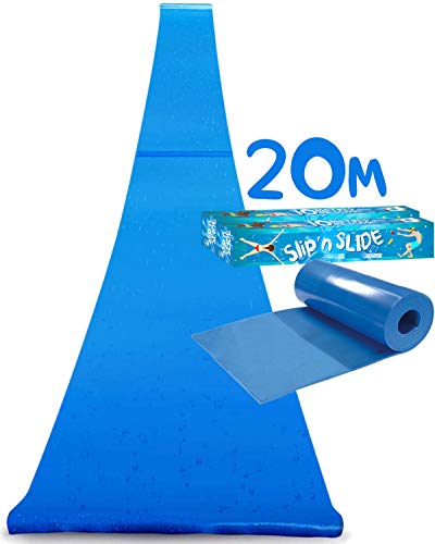 Offizielle XXXXXL Riesige Maxi Wasserrutschmatte | 20 Meter Wasserrutsche | Bauch Rutscher Premium Qualität | Slip'n Slide | Wasserspiel im Freien | Freiluftspiel | Schnellste Rutsche | 100% Spaß von Original Cup