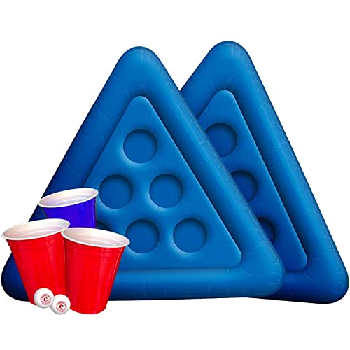 Original Beer Pong Floating Kit | Premium-Qualität | 2 Aufblasbare Boje | 12 Red Cups | 2 Bälle | Bierpong Poolparty | Trinkspiel | Sommerspiel | Outdoor Original Beer Pong Floating Kit | Premium-Qualität | 2 Aufblasbare Boje | 12 Red Cups | 2 Bälle | Bierpong Poolparty | Trinkspiel | Sommerspiel | Outdoor von Original Cup