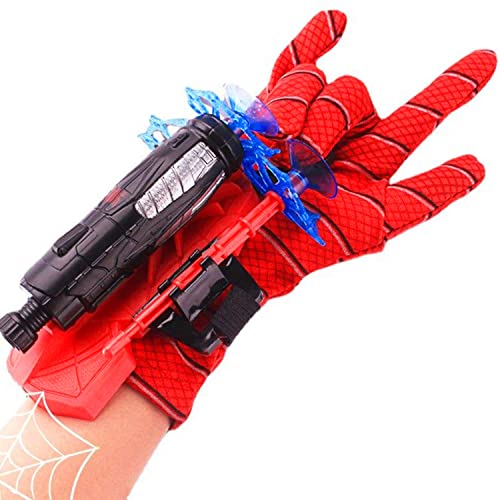 Original Cup® - Spider Man Handschuh Spinnennetz-Wurfhandschuh für Kinder und Erwachsene - Pfeilwerfer mit Saugnäpfen - Comic-Superhelden-Kostüm - Halloween-Kostüm Cosplay von Original Cup