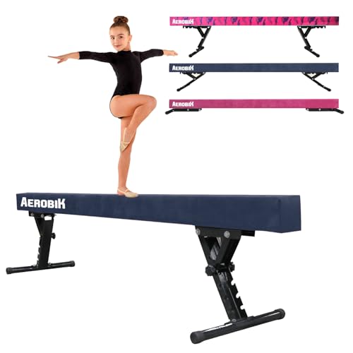Original Cup Aerobik® Gymnastikbalken Blau für Kinder | 5-Fach höhenverstellbar 16,5-56,5 cm | Einfache Montage und maximale Sicherheit | rutschfest von Original Cup