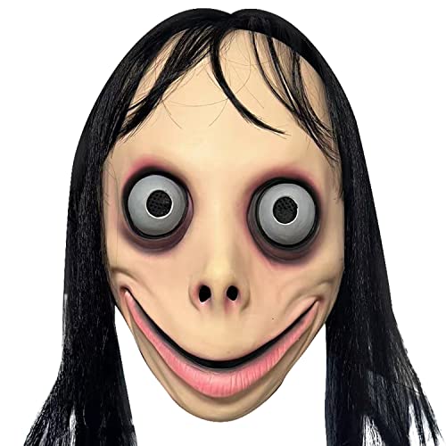 Original Cup Momo Challenge Maske | Halloween Latex Gruselmaske | Premium Qualität Latex | Erwachsene | BParty | Halloween von Original Cup