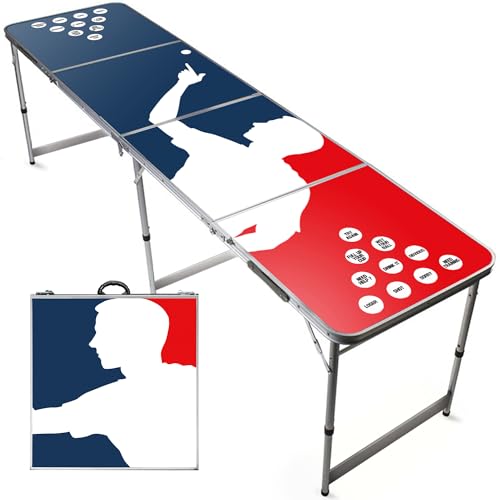 Offizieller Beer Pong®Tisch Player | Premium Qualität | Offizielle Maße | Wasserdicht | Kratzfest | Zusammenklappbarer | Transportabler | Party- und Aperitifspiel | Trinkspiel | OriginalCup® von Original Cup