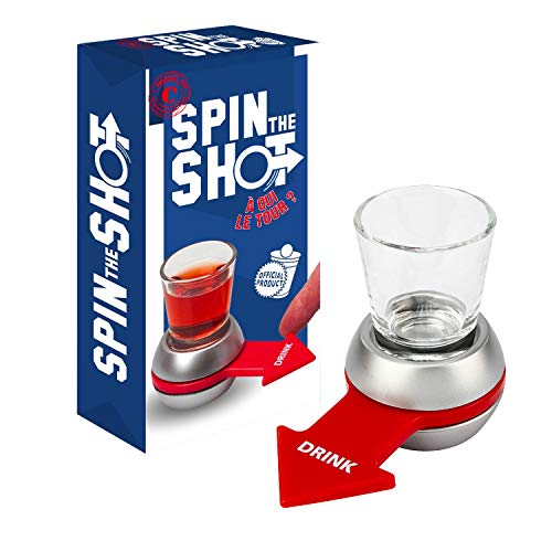 Original Spin The Shot | Flaschenspiel | Dreh den Pfeil und Trink | Premium Qualität | Shot | Partyspiel | Aperitif Spiel | Trinkspiel | House Party | OriginalCup® von Original Cup