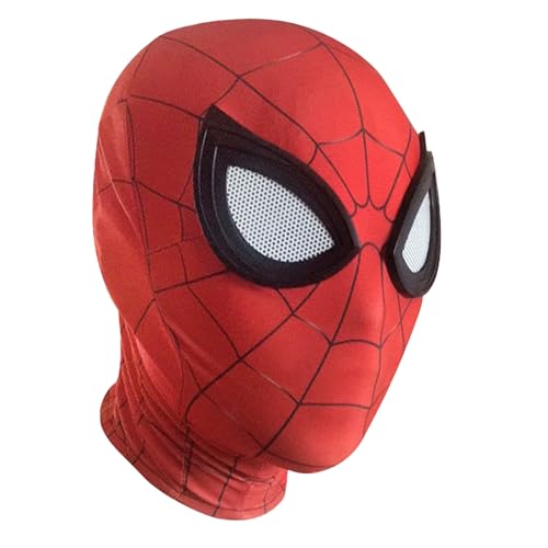 Rote Spider-Man-Maske für Kinder und Erwachsene | Superhelden-Kostüm | Elastische Maske aus ultrabequemem Lycra | Premium-Qualität | Comics | Cosplay | Halloween | OriginalCup® von Original Cup