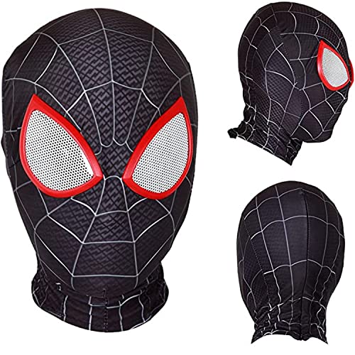 Schwarze Spider-Man-Maske für Kinder und Erwachsene | Superhelden-Kostüm | Ultrabequeme elastische Lycra-Maske | Premium-Qualität | Comics | Cosplay | Halloween | OriginalCup® von Original Cup