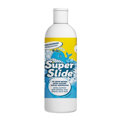 Super Slide® Naturseife Extra Rutschig 1L | Special Wasserrutschmatte | Naturseife | Hypoallergen | Extra Rutschig | Wasserspiel im Freien | 100% Spaß | OriginalCup® von Original Cup