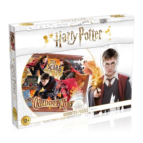 Winning Moves - Puzzle (1000 Teile) - Harry Potter Quidditch - Harry Potter Fanartikel - Alter 10+ von Winning Moves