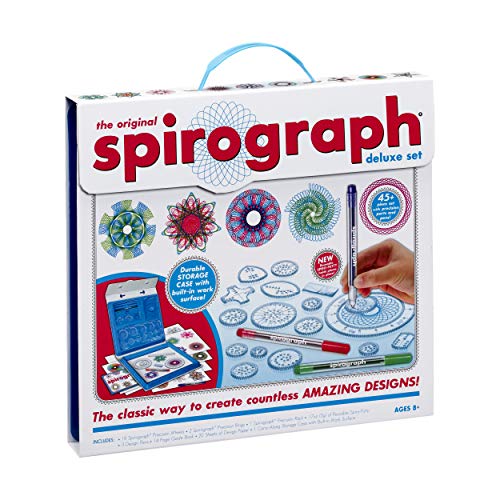 The Original Spirograph - Deluxe Set - Arts and Crafts - Kids Aged 8 Years and Up - Gift for Boy or Girl von Grandi Giochi