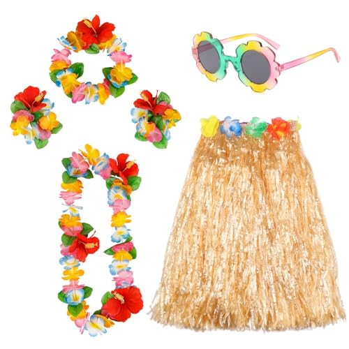 Orizizhic Hawaiian Leis Hula Grass Kostüm Set von Orizizhic