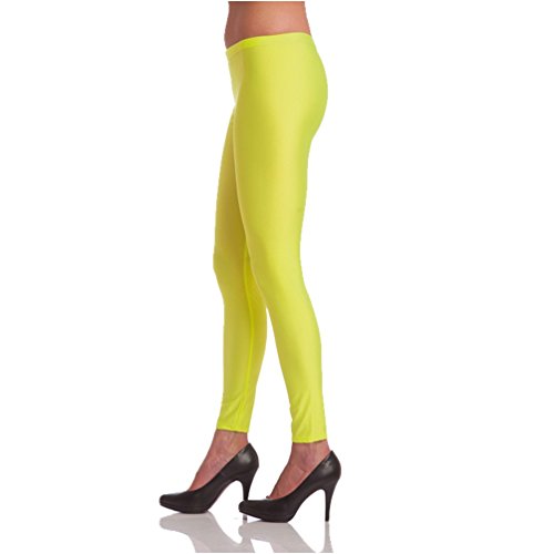 Orlob Handelsgesellschaft mbH Damen Legging neon-gelb Gr. L/XL Kostüm Zubehör Fasching Karneval von Orlob Handelsgesellschaft mbH