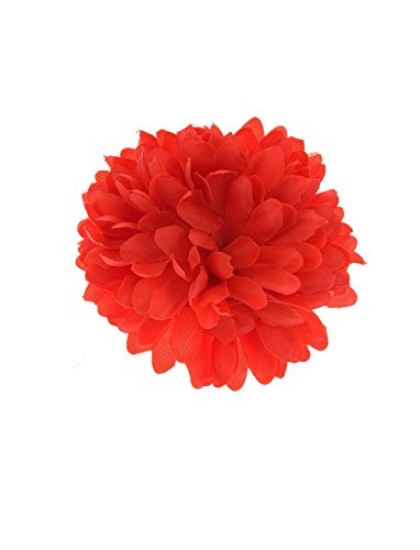 Blume: Ansteckblume Chrysantheme, rot 10cm von Orlob Karneval GmbH