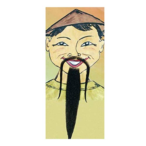 Chinesenbart de Luxe, schwarz Fasching Chinesenbart de Luxe, schwarz Fasching von Orlob