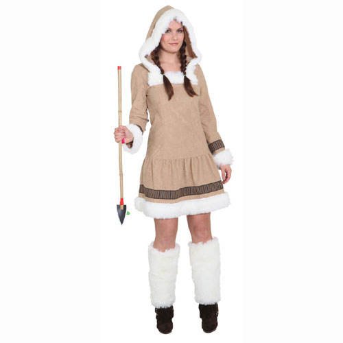 Damen-Kostüm Eskimo Girl de Luxe, Gr. 42 von Orlob
