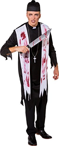 Fasching Halloween Herren Zombie Priester - nur Gewand (L/XL) von Orlob