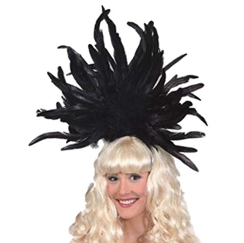 Fasching Samba-Federschmuck (schwarz) von Orlob