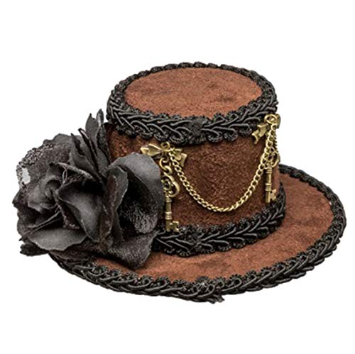 Faschingshut Mini-Zylinder Steampunk mit Clips Faschingshut Mini-Zylinder Steampunk mit Clips von Orlob
