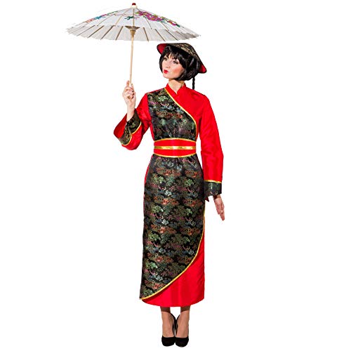 Kostüm Chinesin Gr. 38 Kleid lang Fasching Karneval Asiatin Andere Länder China von Krause & Sohn