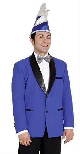Orlob 805A, Elferratsjacke / Sakko mit Satin-Schalkragen blau, Größe 48 Herren (48) von Orlob