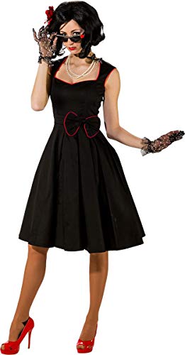 Orlob Damen Kostüm 50er Jahre Rock'n Roll Kleid schwarz Karneval Gr.L von orlob gmbh