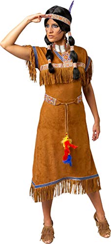 Orlob Damen Kostüm Indianerin Kleid Fransen Karneval Fasching Gr. 38/40 von Orlob
