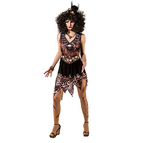 Orlob Damen Kostüm Voodoo Hexe Kleid Halloween Karneval Fasching Gr.34/36 von Orlob