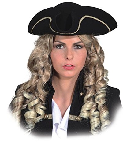 Orlob Fasching Dreispitz schwarz mit Goldborte KW 60 Orlob Fasching Dreispitz schwarz mit Goldborte KW 60 von Orlob