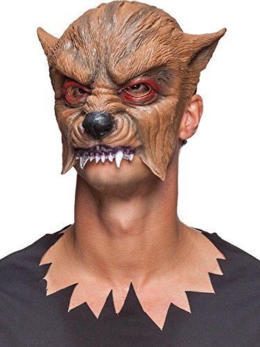 Orlob Fasching Halloween Halbmaske Werwolf Latexmaske von Orlob