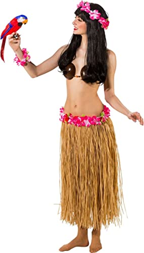 Orlob Fasching Hawaii Set 80 cm - Bastrock mit Blüten, Kopfband, Armband von Orlob