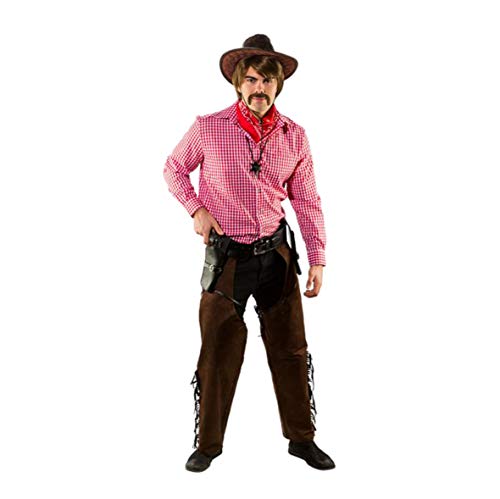 Orlob Fasching Herren Cowboy Chaps Wildlederimitat (48/50) von Orlob