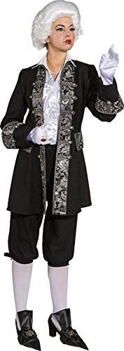 Orlob Fasching Kostüm Damen Brokatjacke Baronin schwarz-Silber (38) von Orlob