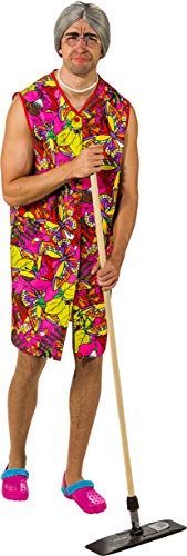 Orlob Fasching Oma Kittelschürze Unisize von Orlob