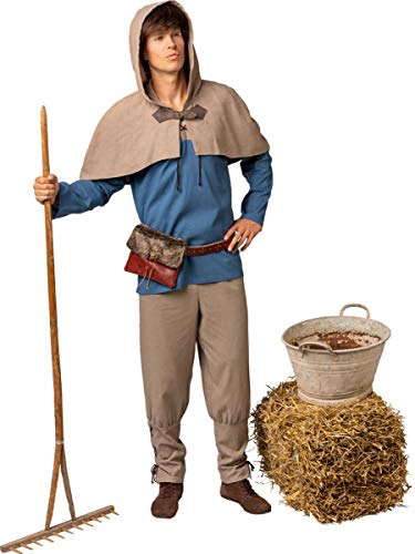 Orlob Herren Kostüm Mittelalter Knecht Karneval Fasching Gr. 50/52 von Orlob